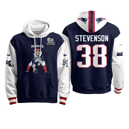 New England Patriots Minuteman Edition Hoodie - Stitched