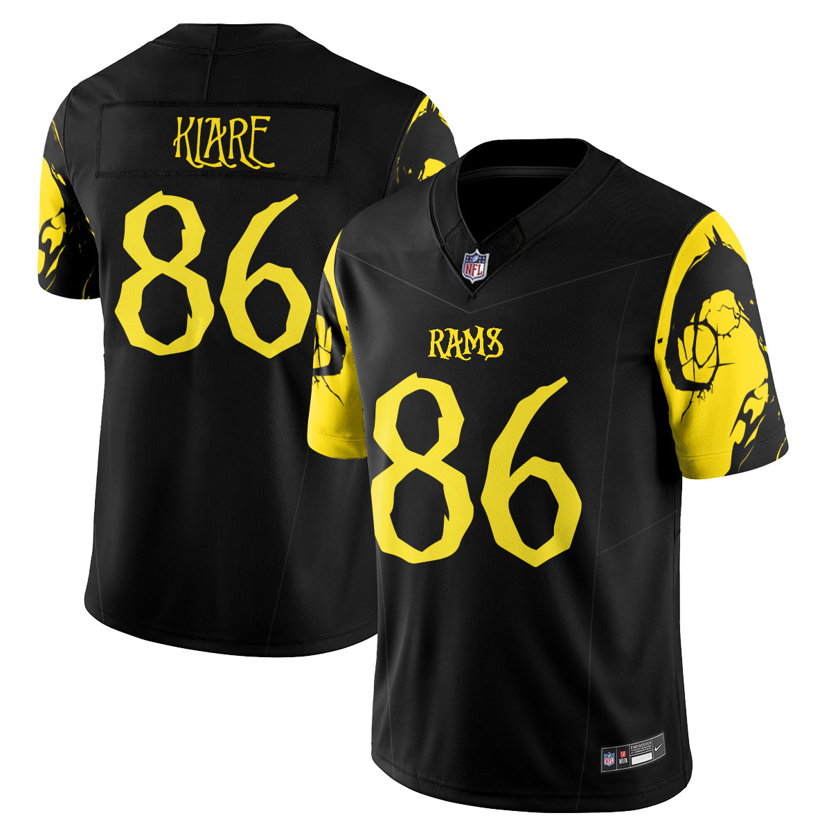 Los Angeles Rams x Nightmare Edition Vapor Jersey - Stitched