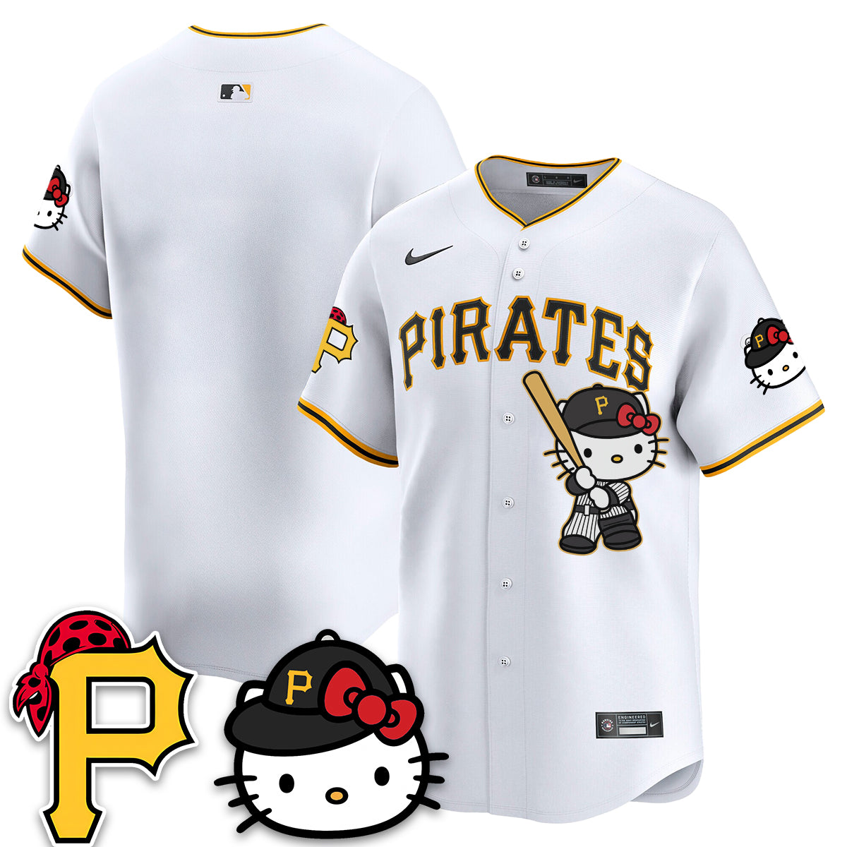 Pittsburgh Pirates x Meow KT Vapor Limited Jersey - Stitched