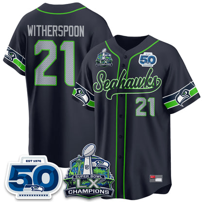 SEA SB LX Champs Vapor Baseball Jersey - Stitch