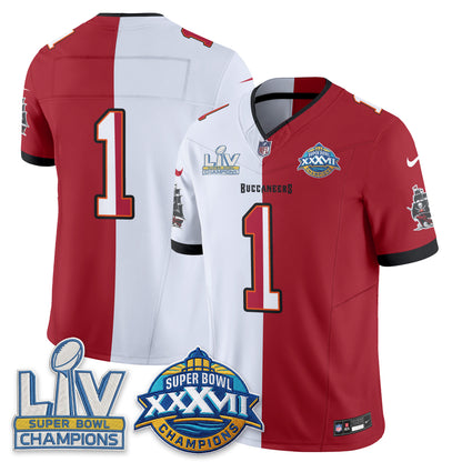 Tampa Bay Buccaneers S.Bowl Split Edition Vapor Jersey - Stitched
