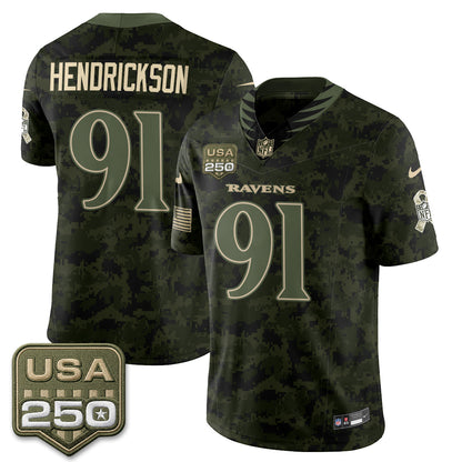 Baltimore Ravens 2026 Salute to Service Vapor Jersey - Stitched