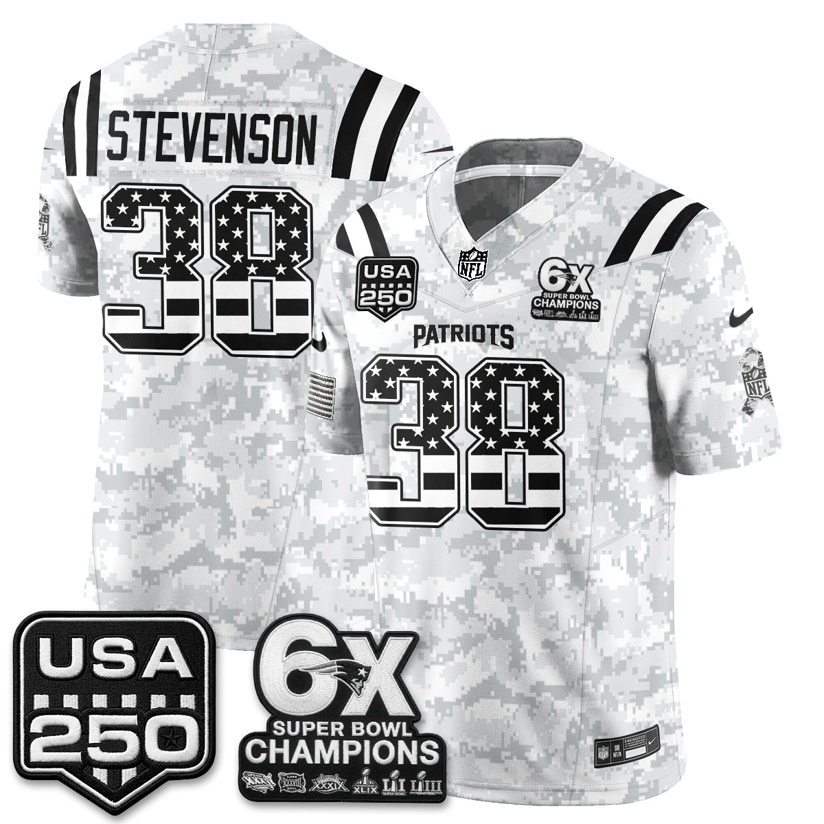 NE 2026 Salute to Service Edition Vapor Jersey - Stitched