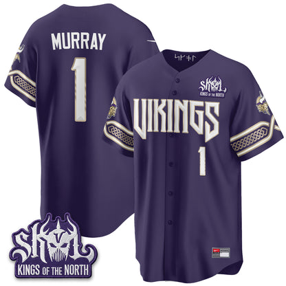 Minnesota Vikings 2026 Rivalries Edition Baseball Vapor Jersey - Stitched