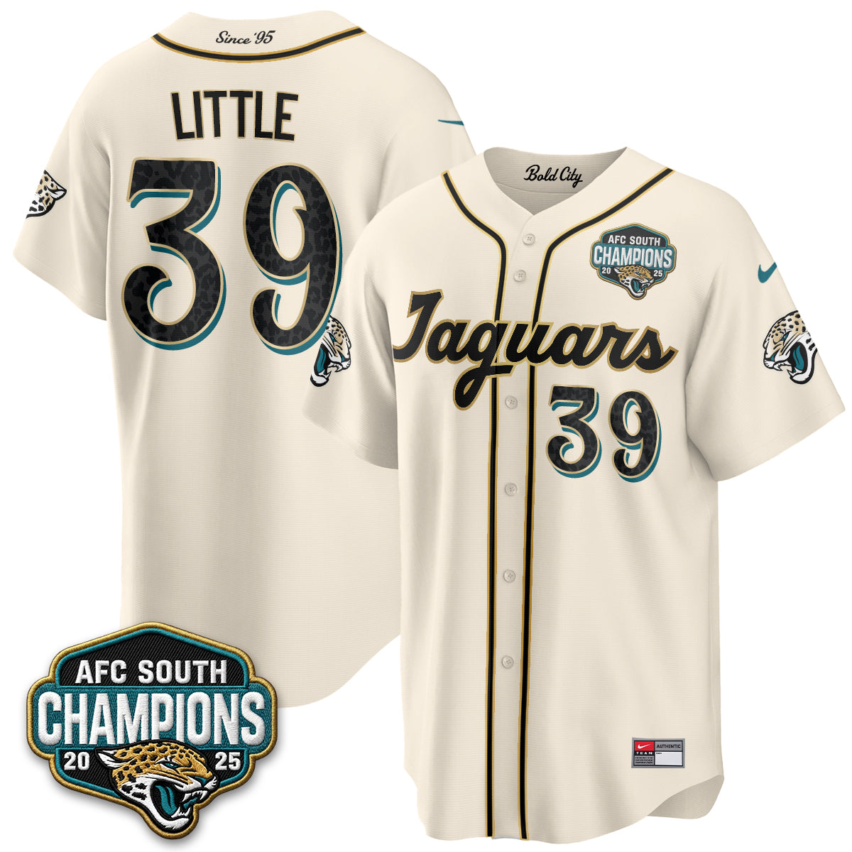 Jacksonville Jaguars 2026 Rivalries Baseball Vapor Jersey - Stitched