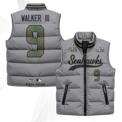 SEA S.Bowl Champs Puffer Vest - Printed