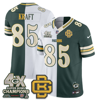 GB Rivalries Split Edition Vapor Jersey - Stitched
