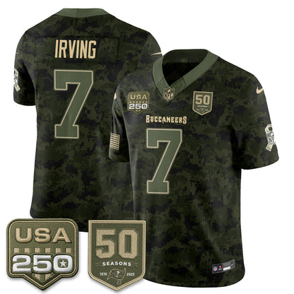 Tampa Bay Buccaneers 2026 Salute to Service Edition Vapor Jersey - Stitched