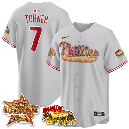 Philadelphia Phillies Cheesesteak Edition Vapor Limited Jersey - Stitched
