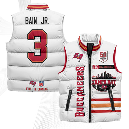 TB "Raise the Flags" Puffer Vest - Printed