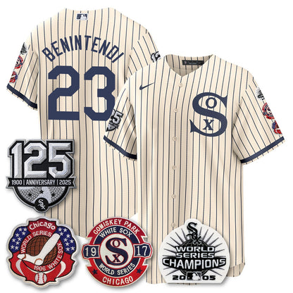 CWS 125th Anniversary - W.S Champions Edition Vapor Jersey - Stitched
