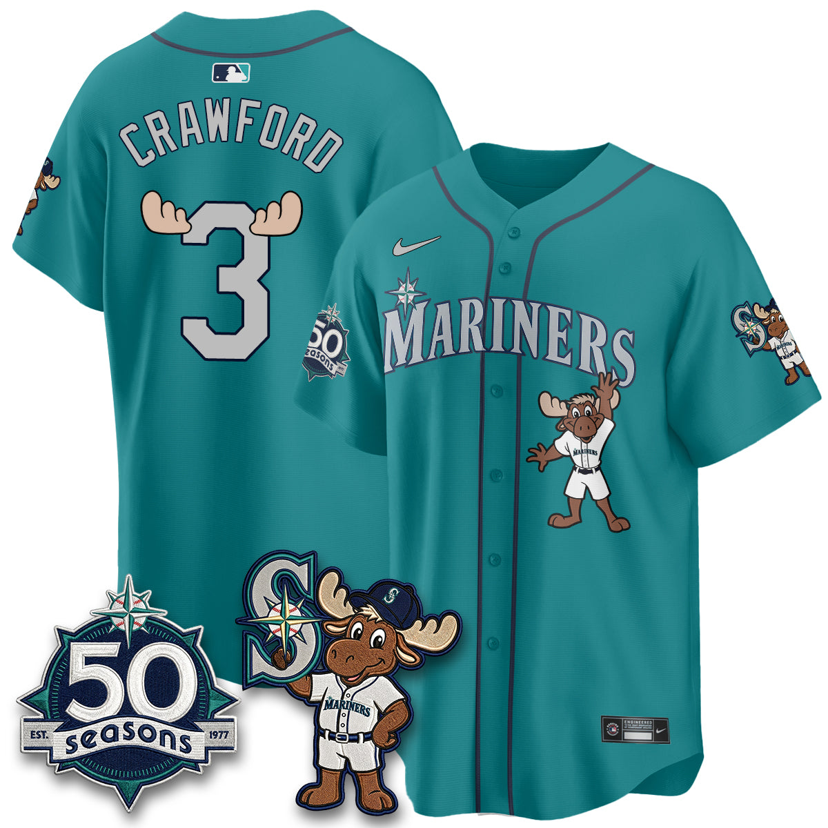 SEA Mascot Jersey - All Stitched