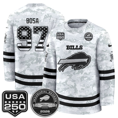 BUF 2026 Salute To Service Edition Hockey Jersey - Printed