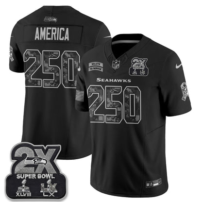 SEA 2026 Salute to Service Vapor Jersey - Stitched