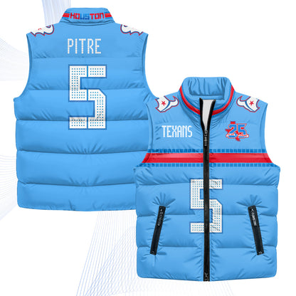 Houston Texans 2026 Rivalries Puffer Vest - Printed