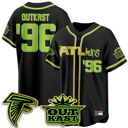 ATL 30th Anniversary ATLiens Baseball Vapor Jersey - Stitched