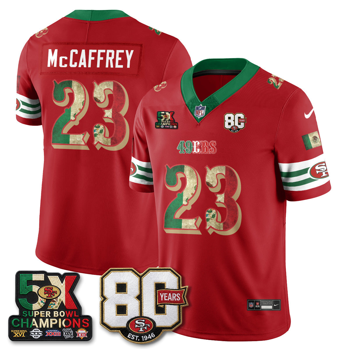 SF Mexican Edition Vapor Jersey - Stitched