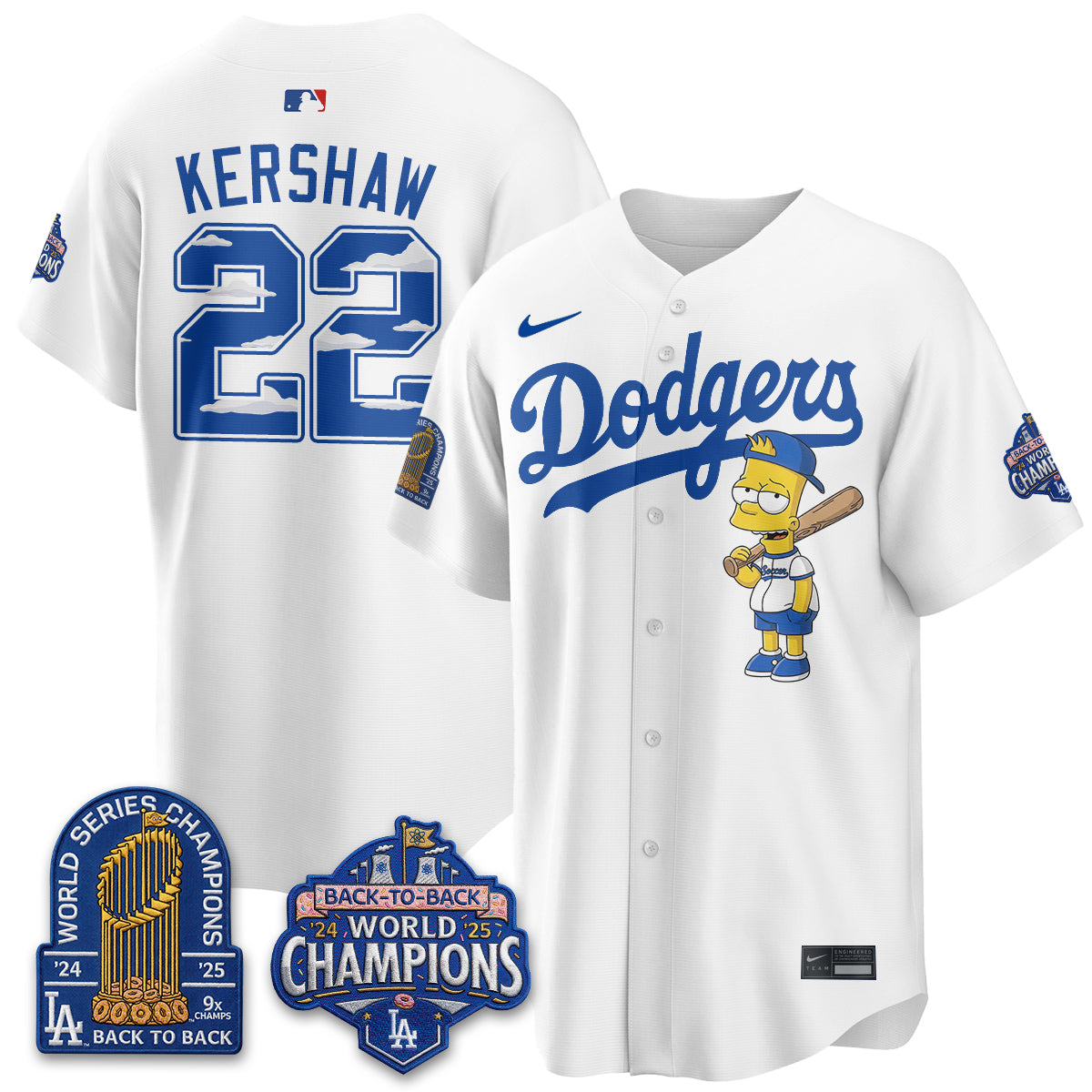 Los Angeles Dodgers x The Yellow Family Edition Vapor Jersey - Printed