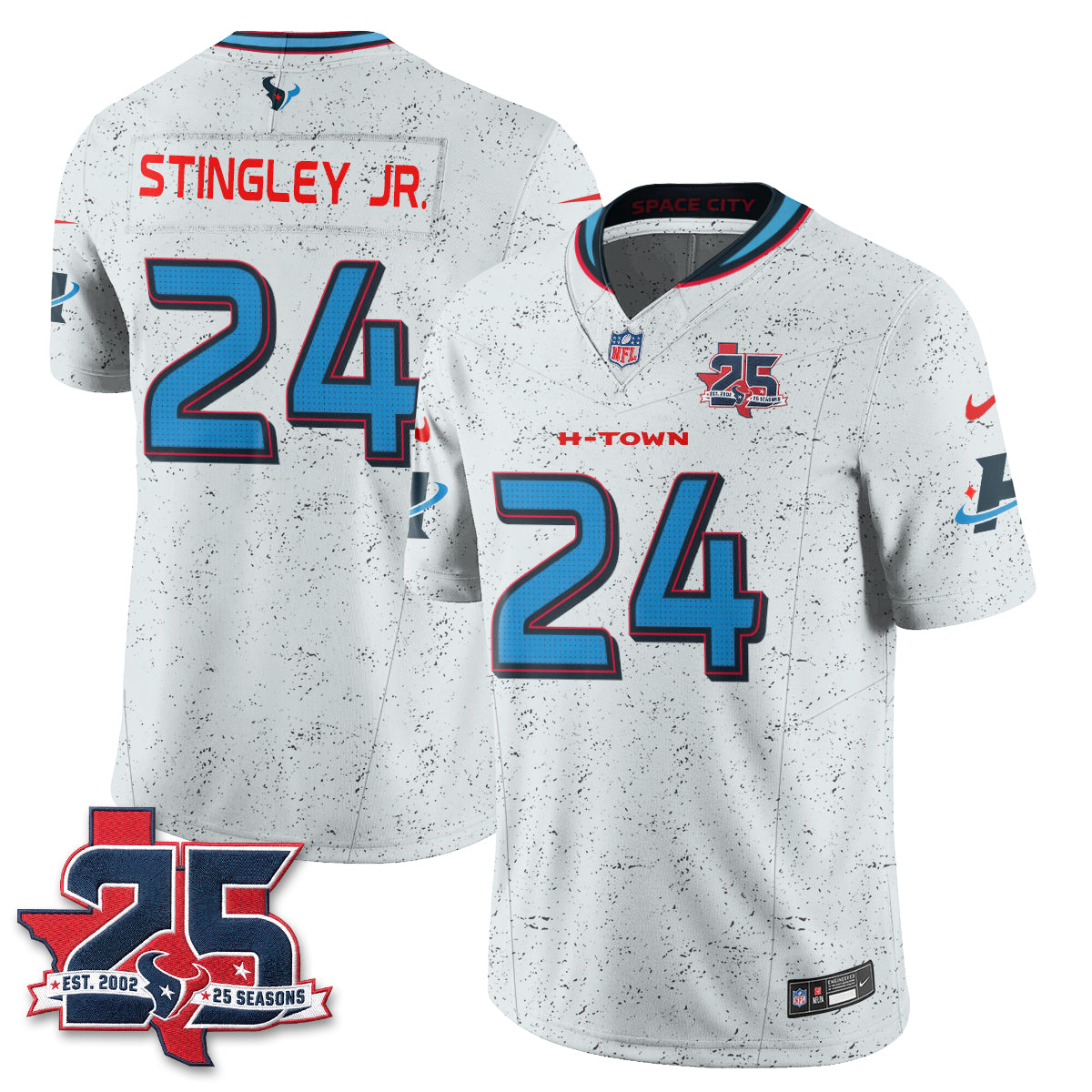 HOU Fangear Edition Vapor Jersey - Stitched
