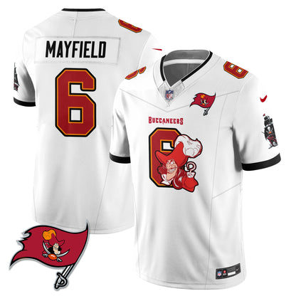 Tampa Bay Buccaneers x Red Coat Captain Edition Vapor Jersey - Stitched