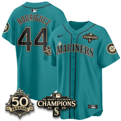 SEA Vapor Premier Limited Jersey - 50th Anniversary & AL West Division Champions - Steelheads Community Funds - All Stitched