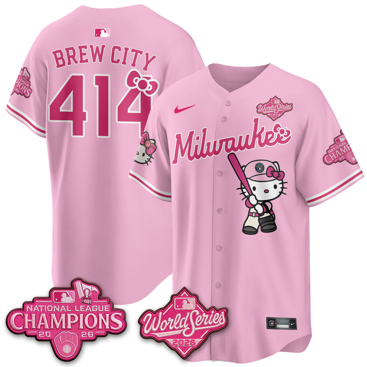 MIL 2026 NL Champions x Meow KT Vapor Jersey - Stitched