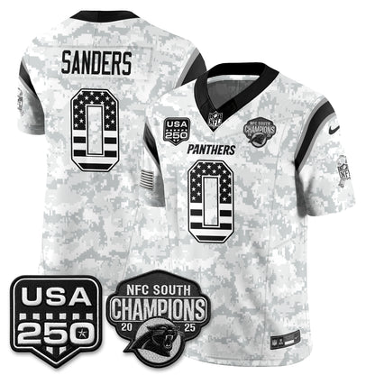 Carolina Panthers 2026 Salute To Service Edition Vapor Jersey - Stitched