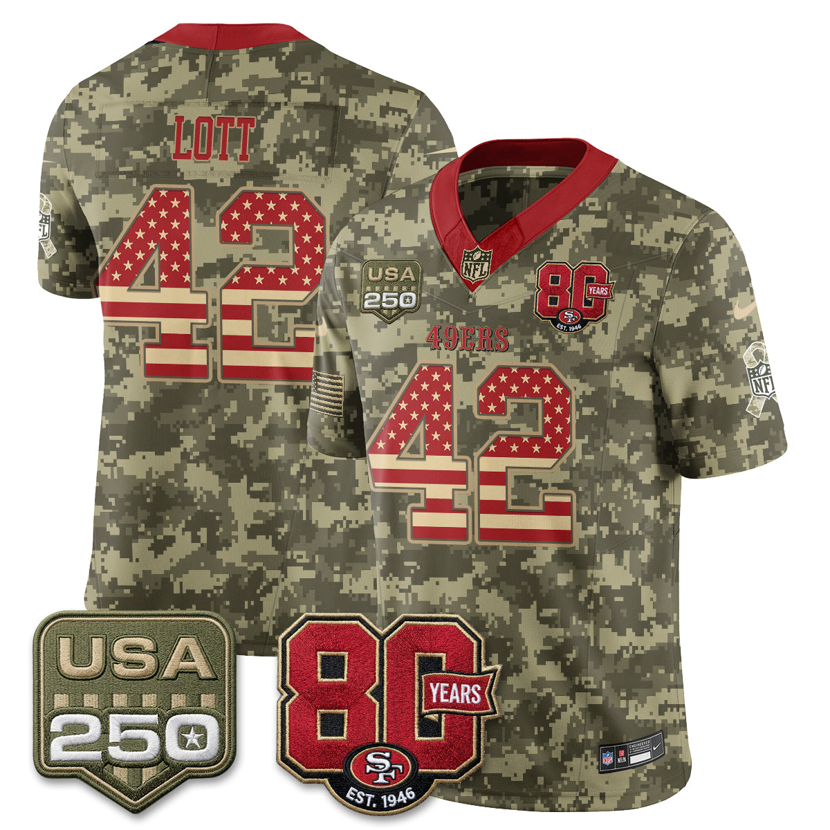 SF 2026 Salute to Service Edition Vapor Jersey - Stitched
