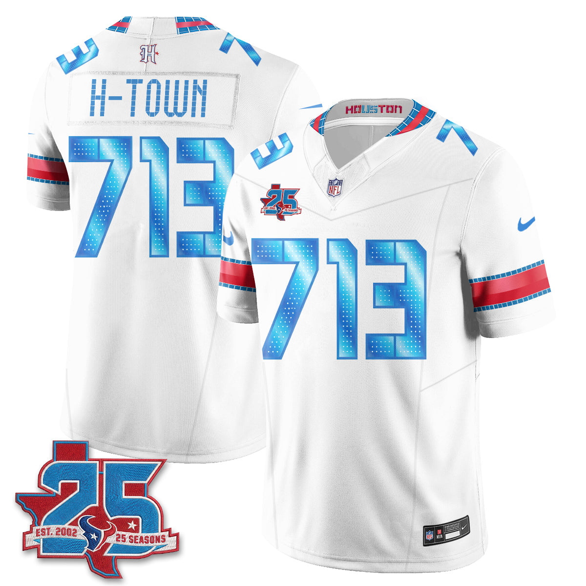 Houston Texans 2026 Rivalries Vapor Jersey - Stitched