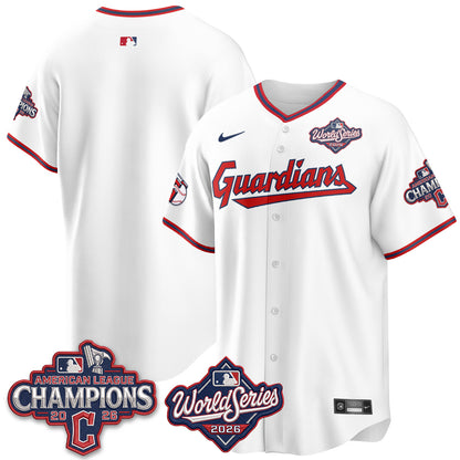CLE 2026 AL Champions Vapor Jersey - Stitched