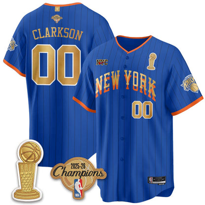 NYK Champions Night Baseball Vapor Jersey - Stitched