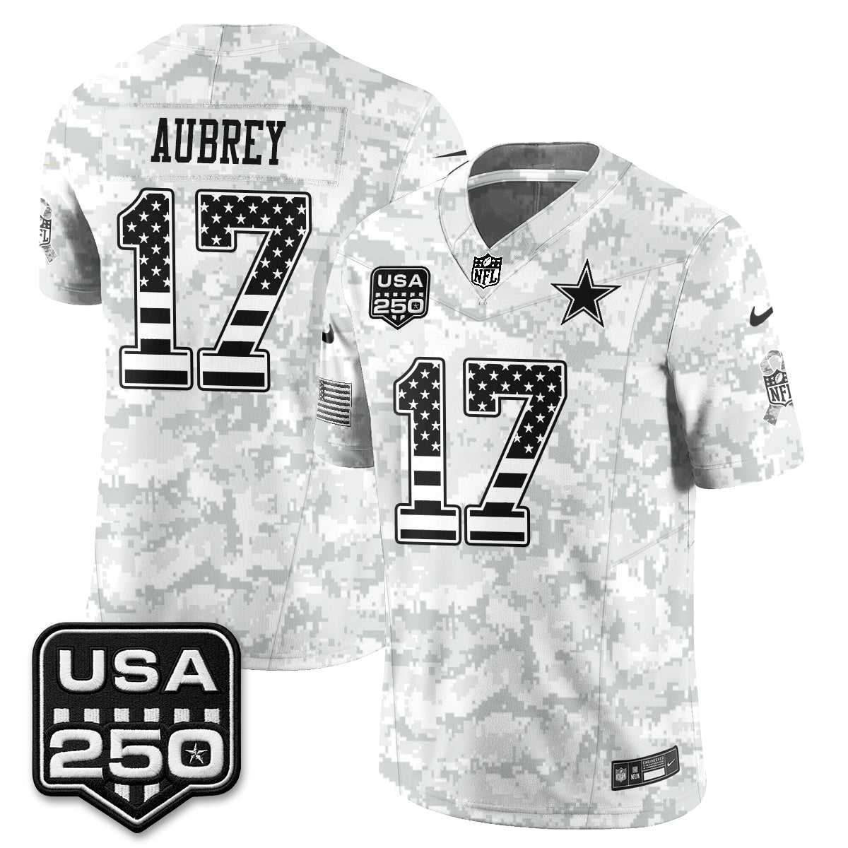 DAL 2026 Salute to Service Edition Vapor Jersey - Stitched