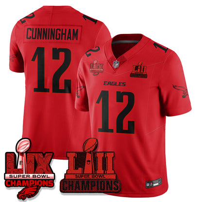 Philadelphia Eagles Dark Side Edition Vapor Jersey - Stitched