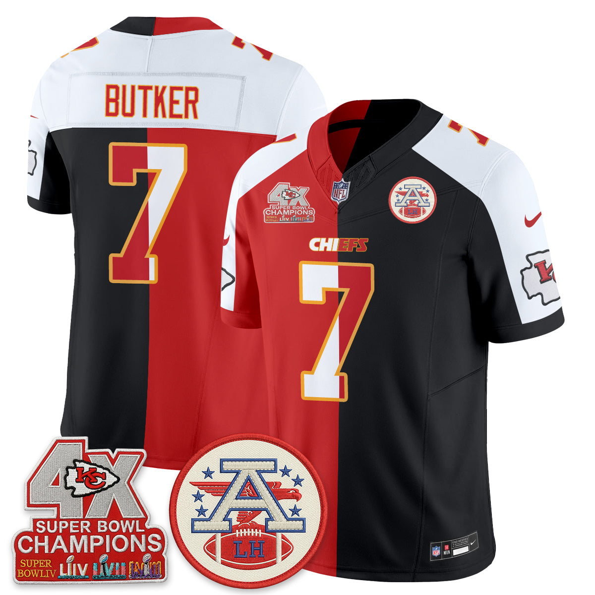 KC Split Edition Vapor Jersey - Stitched
