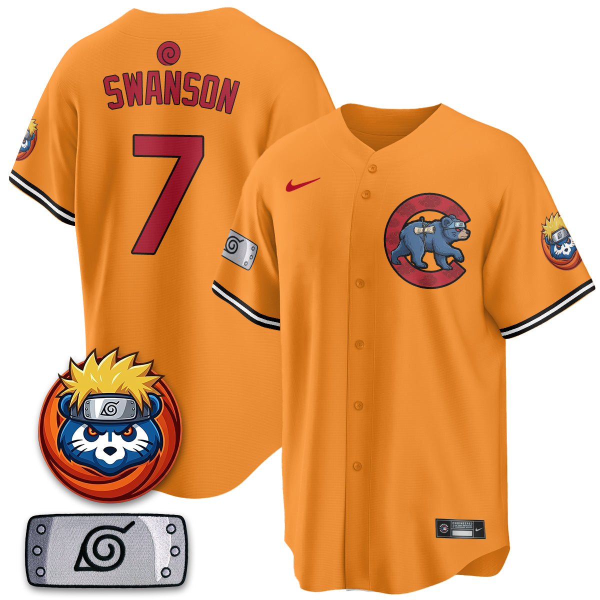 Chicago Cubs Naruto Akatsuki Vapor Limited Jersey V2- Stitched