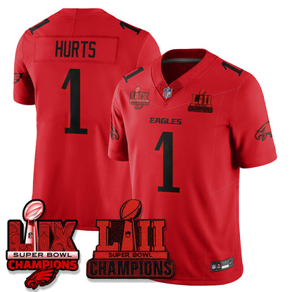 Philadelphia Eagles Dark Side Edition Vapor Jersey - Stitched
