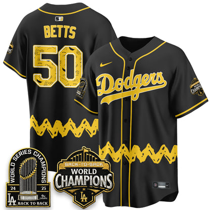 Los Angeles Dodgers x P-nuts Style Vapor Jersey - Stitched