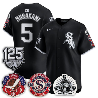 CWS 125th Anniversary - W.S Champions Edition Vapor Jersey - Stitched