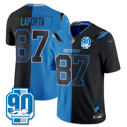DET Rivalries Split Edition Vapor Jersey - Stitched