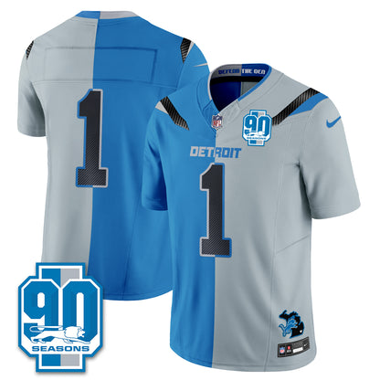 DET Rivalries Split Edition Vapor Jersey - Stitched