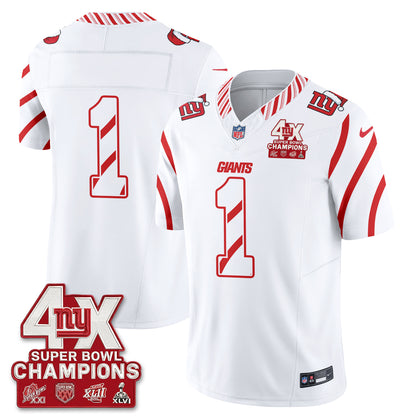 New York Giants  Xmas Edition Vapor Jersey - Stitched