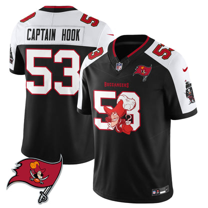 Tampa Bay Buccaneers x Red Coat Captain Edition Vapor Jersey - Stitched