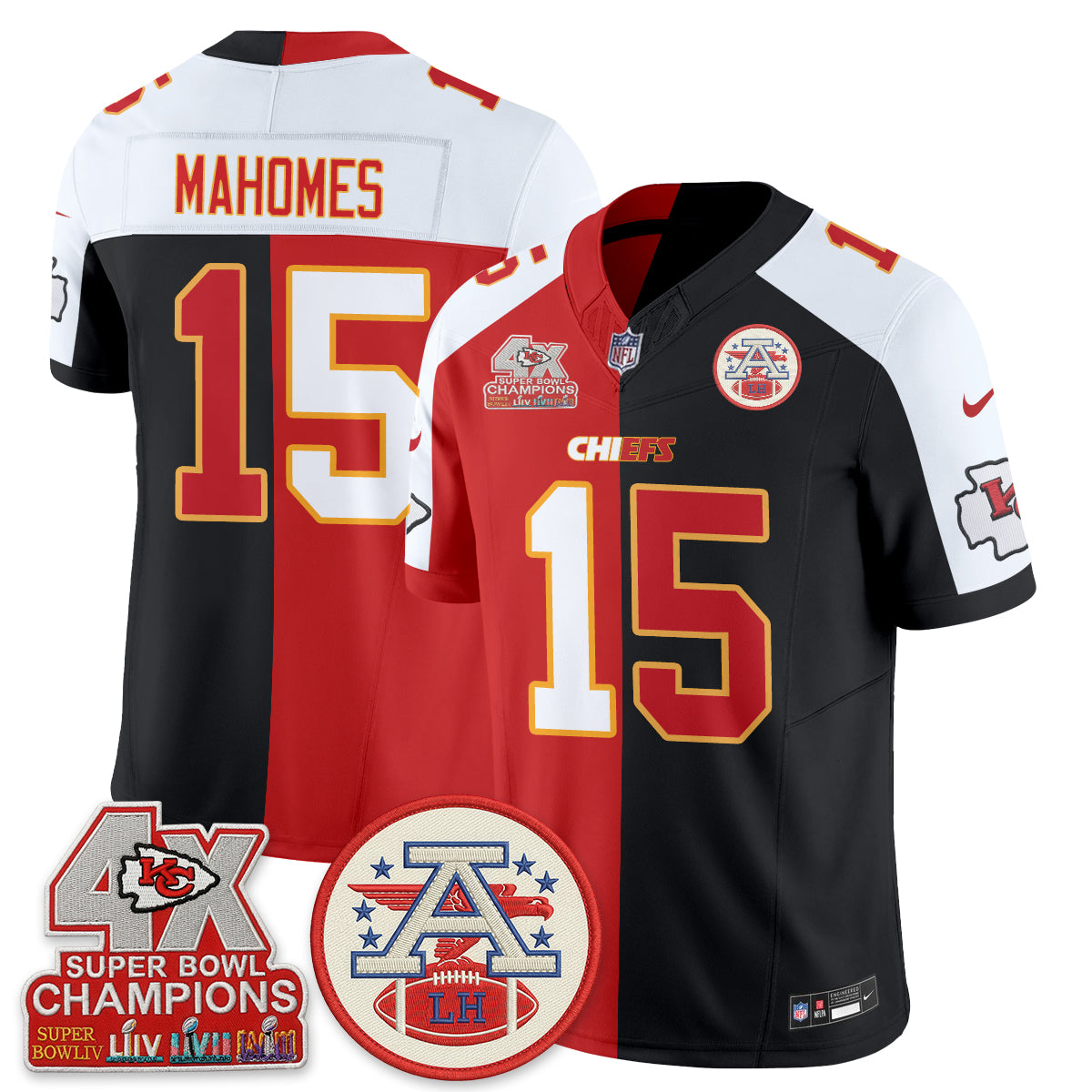 KC Split Edition Vapor Jersey - Stitched