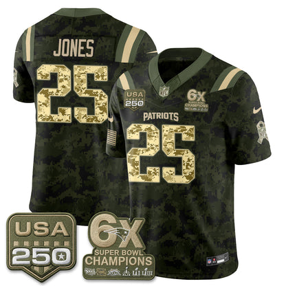 NE 2026 Salute to Service Edition Vapor Jersey - Stitched
