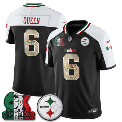 Pittsburgh Steelers Mexico Edition Vapor Jersey - Stitched