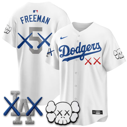 Los Angeles Dodgers x KAWS Edition Vapor Jersey - Stitched