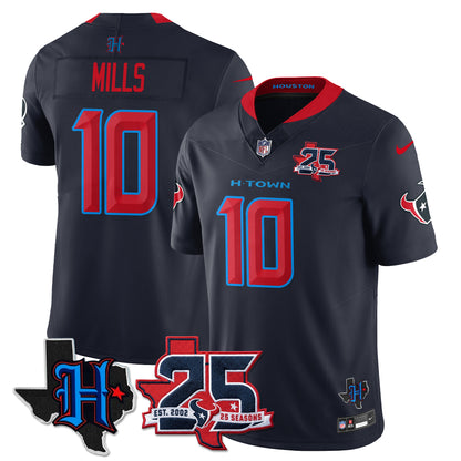 HOU 25th Seasons in 2026 Basic Vapor Limited Jersey - All Stitched