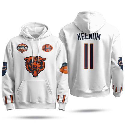 Chicago Bears 2026 Rivalries Fleece Hoodie - Printed