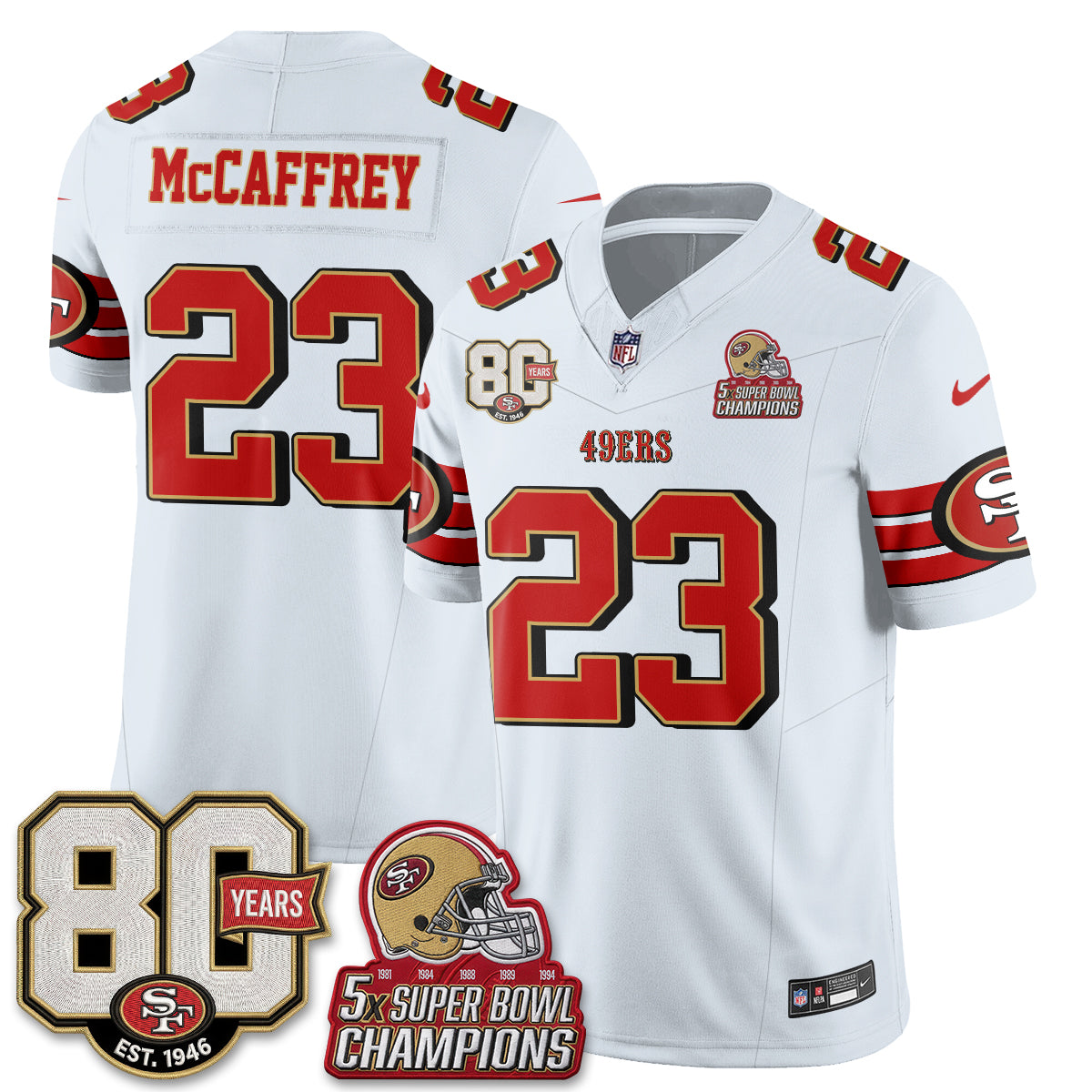 SF Throwback Vapor Jersey - Stitched