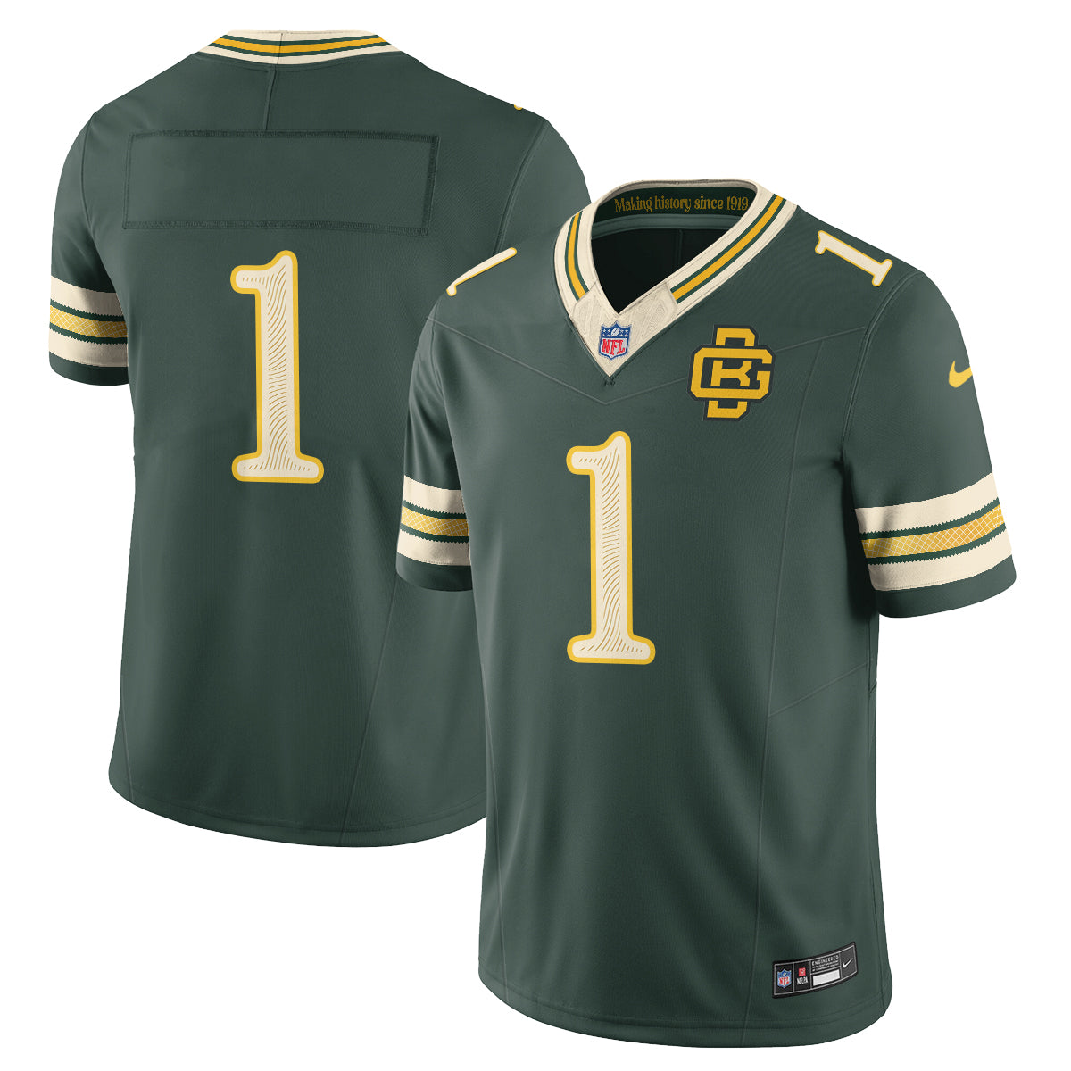 Green Bay Packers 2026 Rivalries Vapor Jersey - Stitched